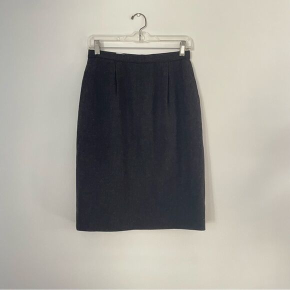 Pendleton suit womens 2 piece 100% wool blazer skirt heathered grey suit size 8 - Picture 15 of 16